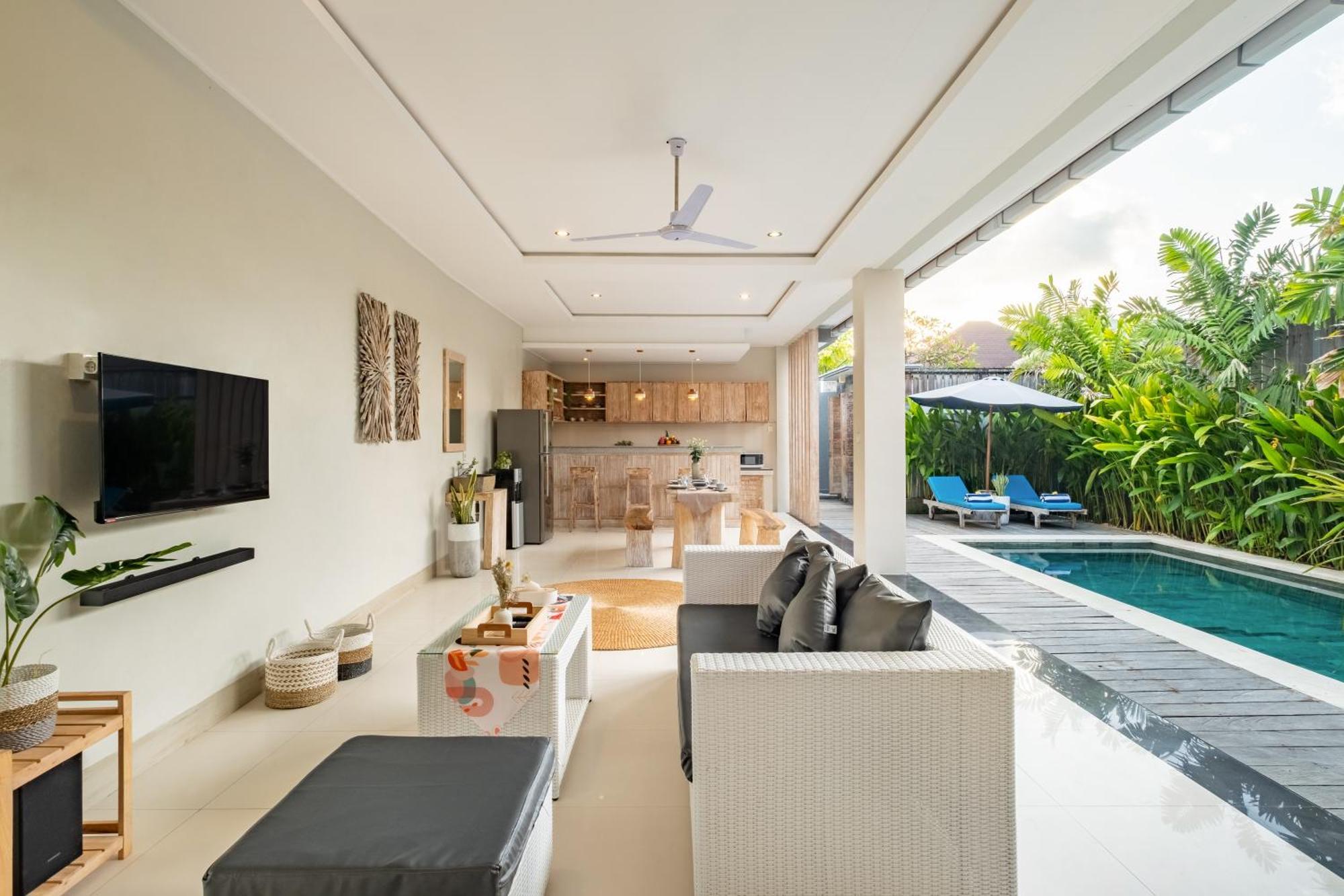 ☆ Villa Larissa ☆ Seminyak 2Br Pool Kuta Petitenget Kültér fotó